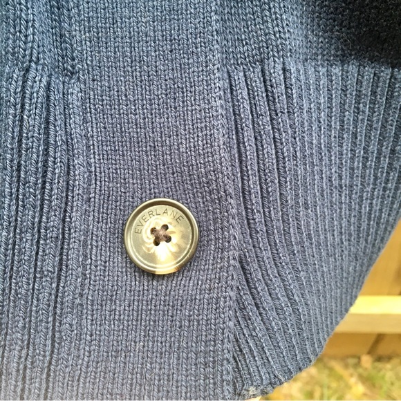 Everlane navy cotton cardigan, brand new - Picture 4 of 5